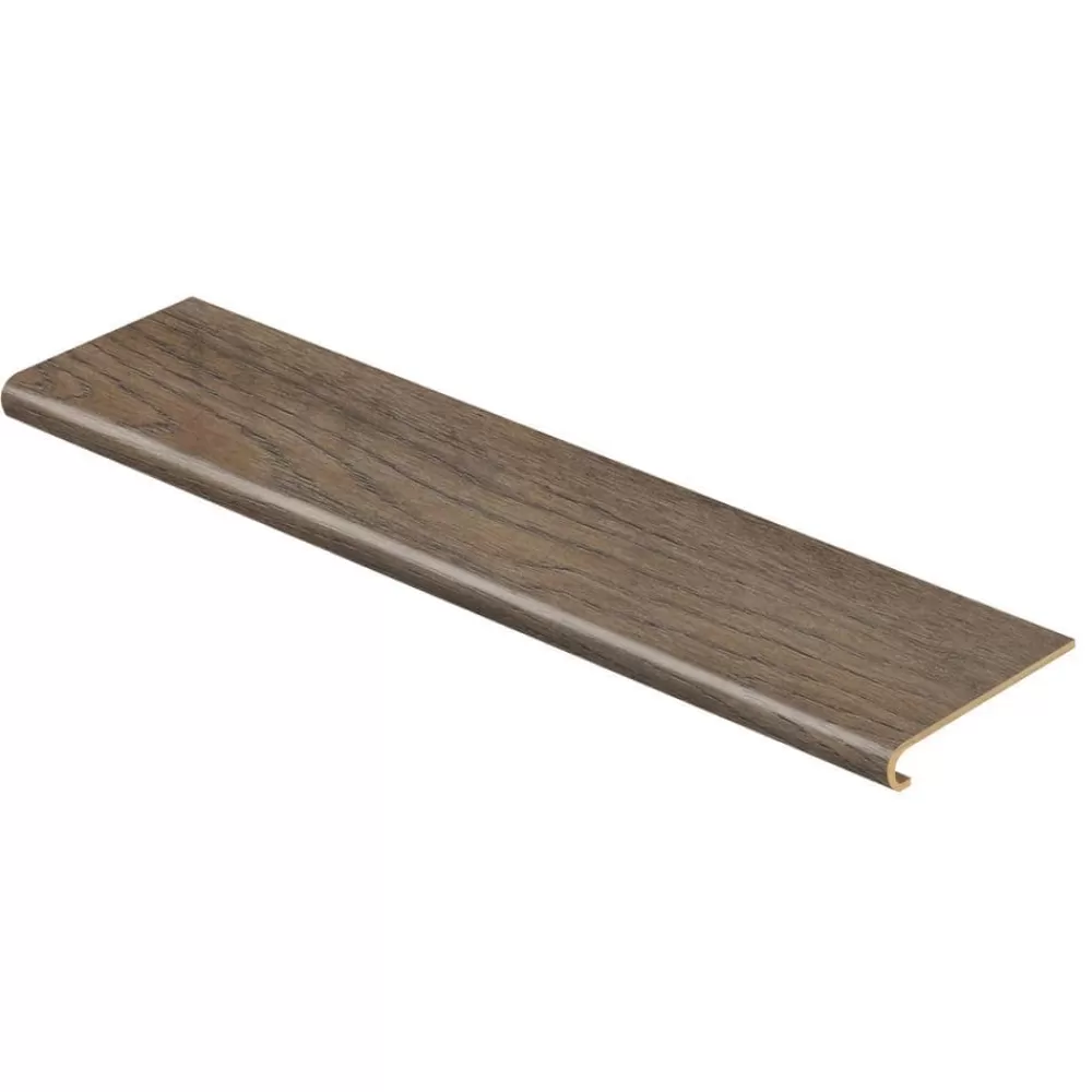 Tupelo Oak/Semi-Sweet Oak 47 In. L X 12-1/8 In. W X 1-11/16 In. T Vinyl Overlay To Cover Stairs 1 In. Thick By Cap A Tread | * Fashion