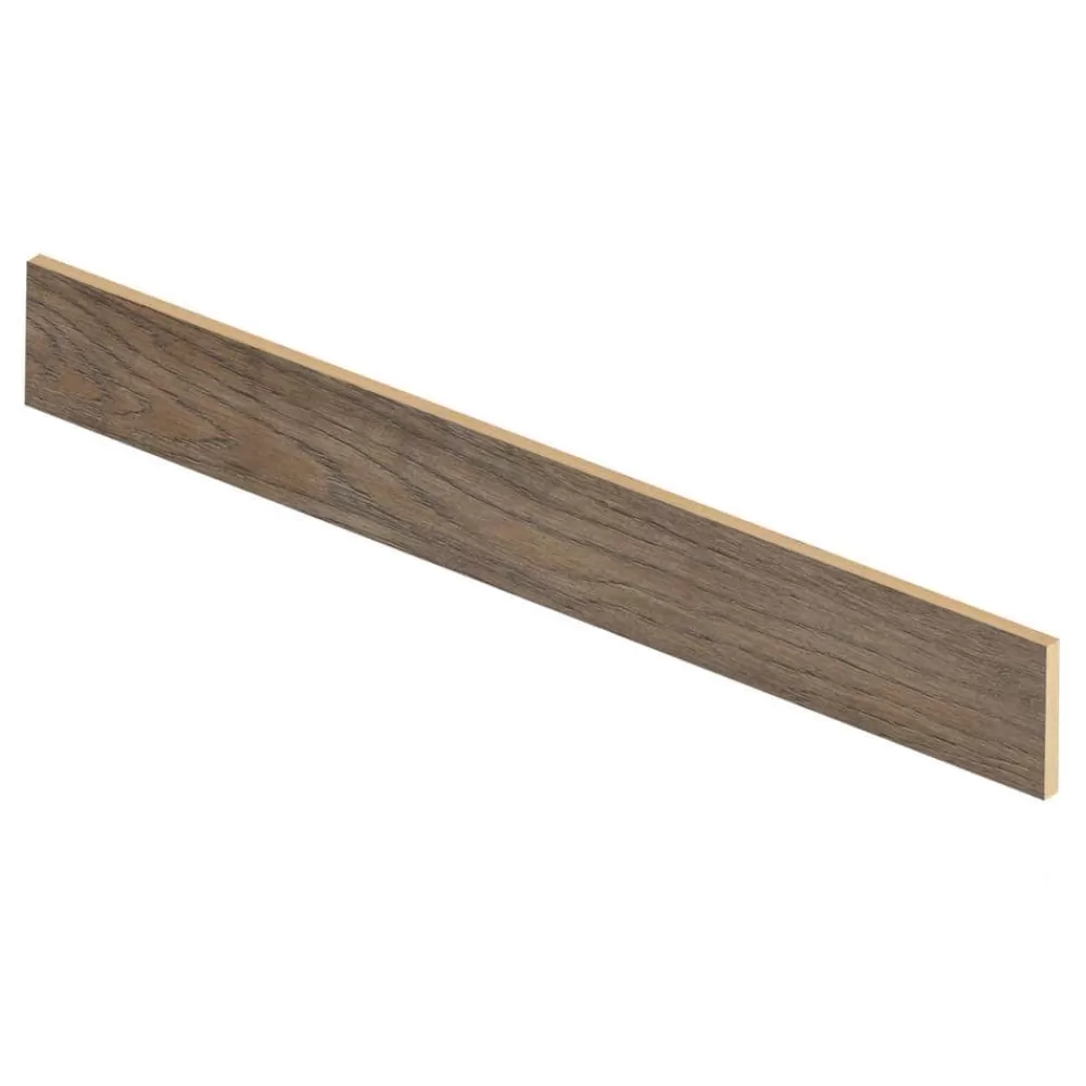 Tupelo Oak/Semi-Sweet Oak 47 In. Length X 1/2 In. Wide X 7-3/8 In. Thick Vinyl Overlay Riser To Be Used With Cap A Tread | * Cheap
