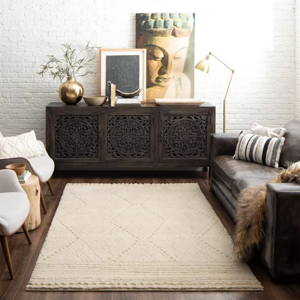 Vado Ivory 10 Ft. X 14 Ft. Geometric Area Rug By Mohawk Home | * Cheap