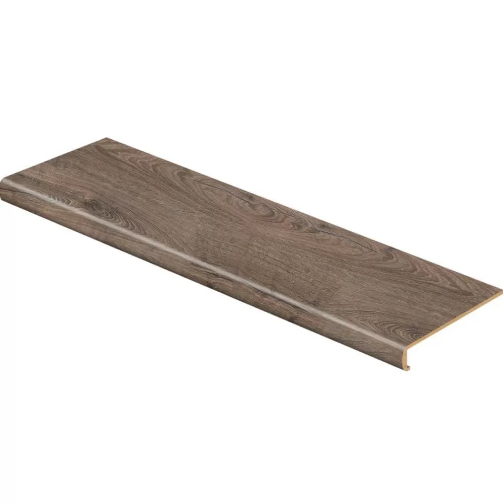 Vintage Pewter Oak 47 In. L X 12-1/8 In. W X 2-3/16 In. T Laminate To Cover Stairs 1-1/8 In. To 1-3/4 In. Thick By Cap A Tread | * Best