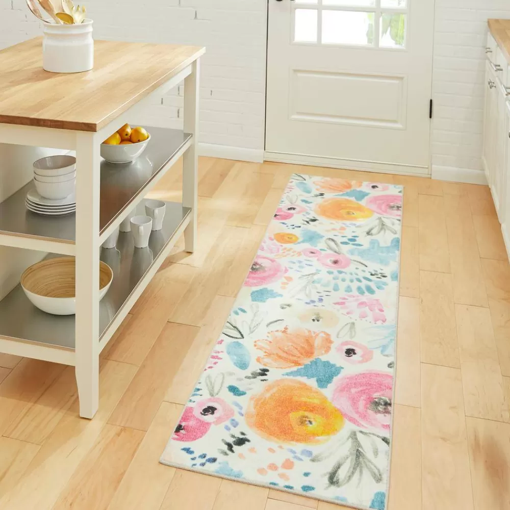 Watercolor Floral Multi 8 Ft. X 10 Ft. Floral Area Rug By Mohawk Home | * Best