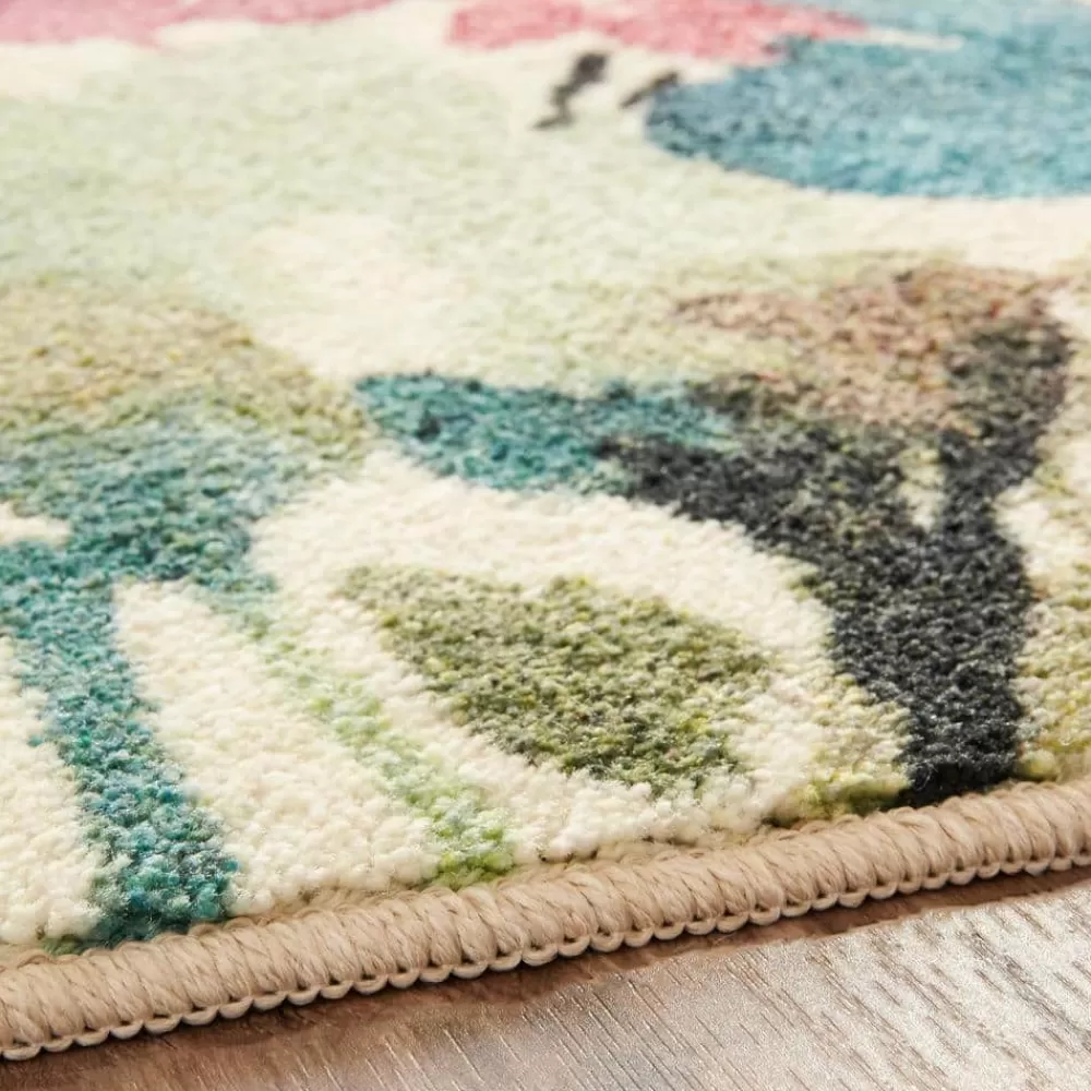 Watercolor Garden Cream 8 Ft. X 10 Ft. Floral Area Rug By Mohawk Home | * Best