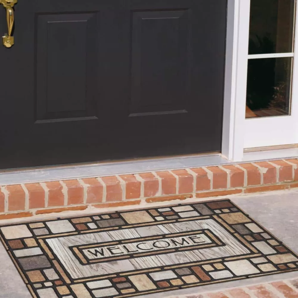 Welcome Drifted Nature 23 In. X 35 In. Doorscapes Estate Mat By Mohawk Home | * Best