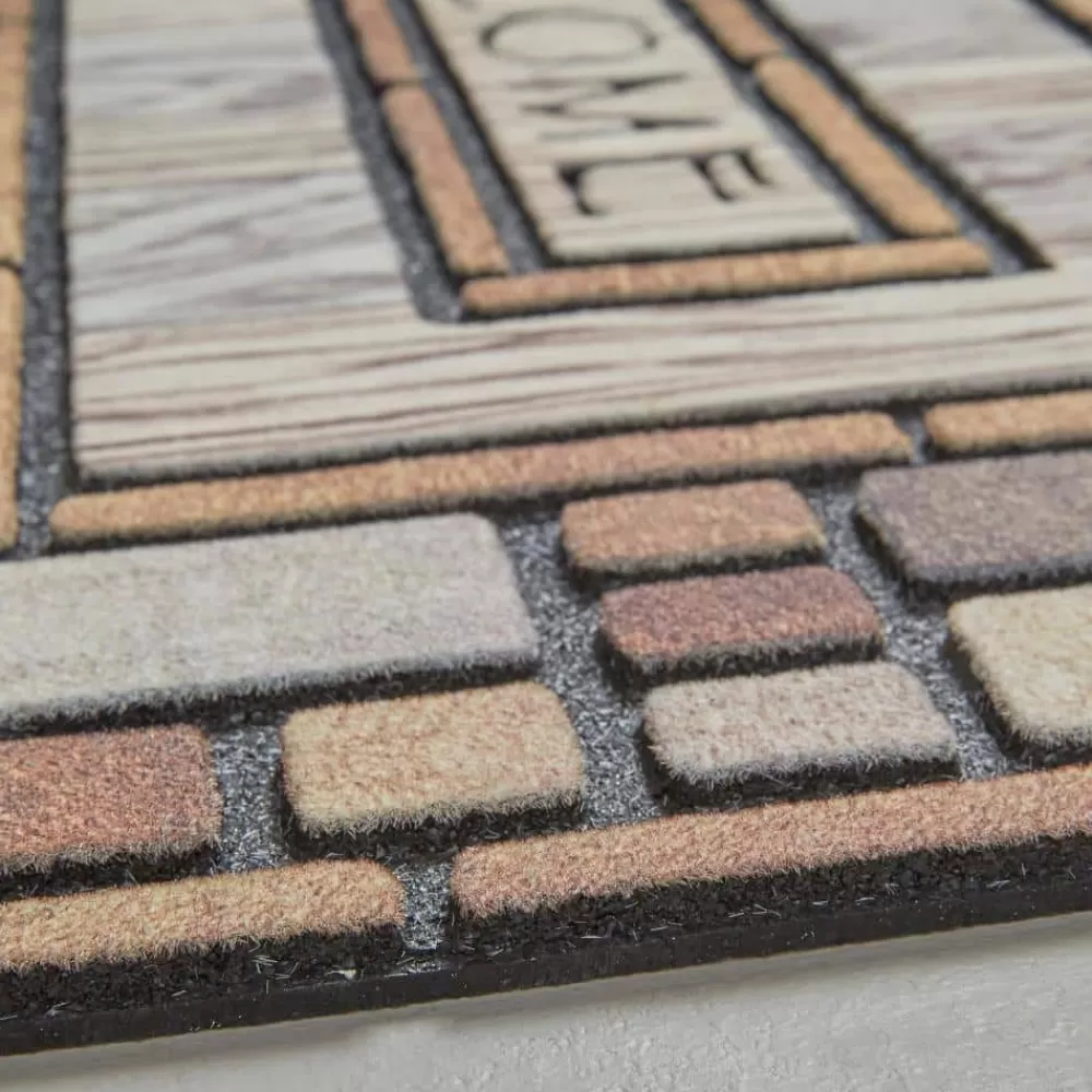 Welcome Drifted Nature 23 In. X 35 In. Doorscapes Estate Mat By Mohawk Home | * Best