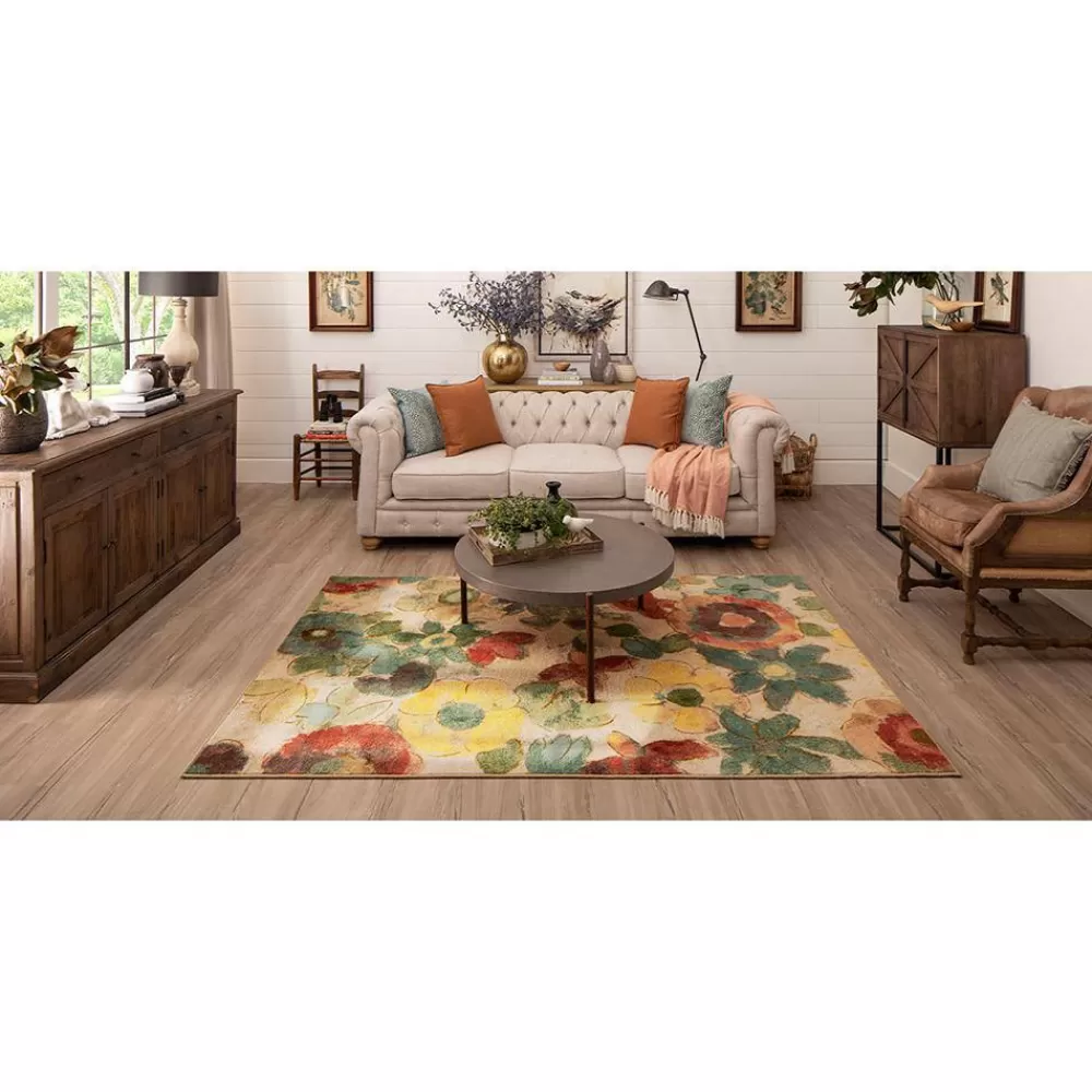 Wildflower Light Multi 5 Ft. X 8 Ft. Floral Area Rug By Mohawk Home | * Cheap