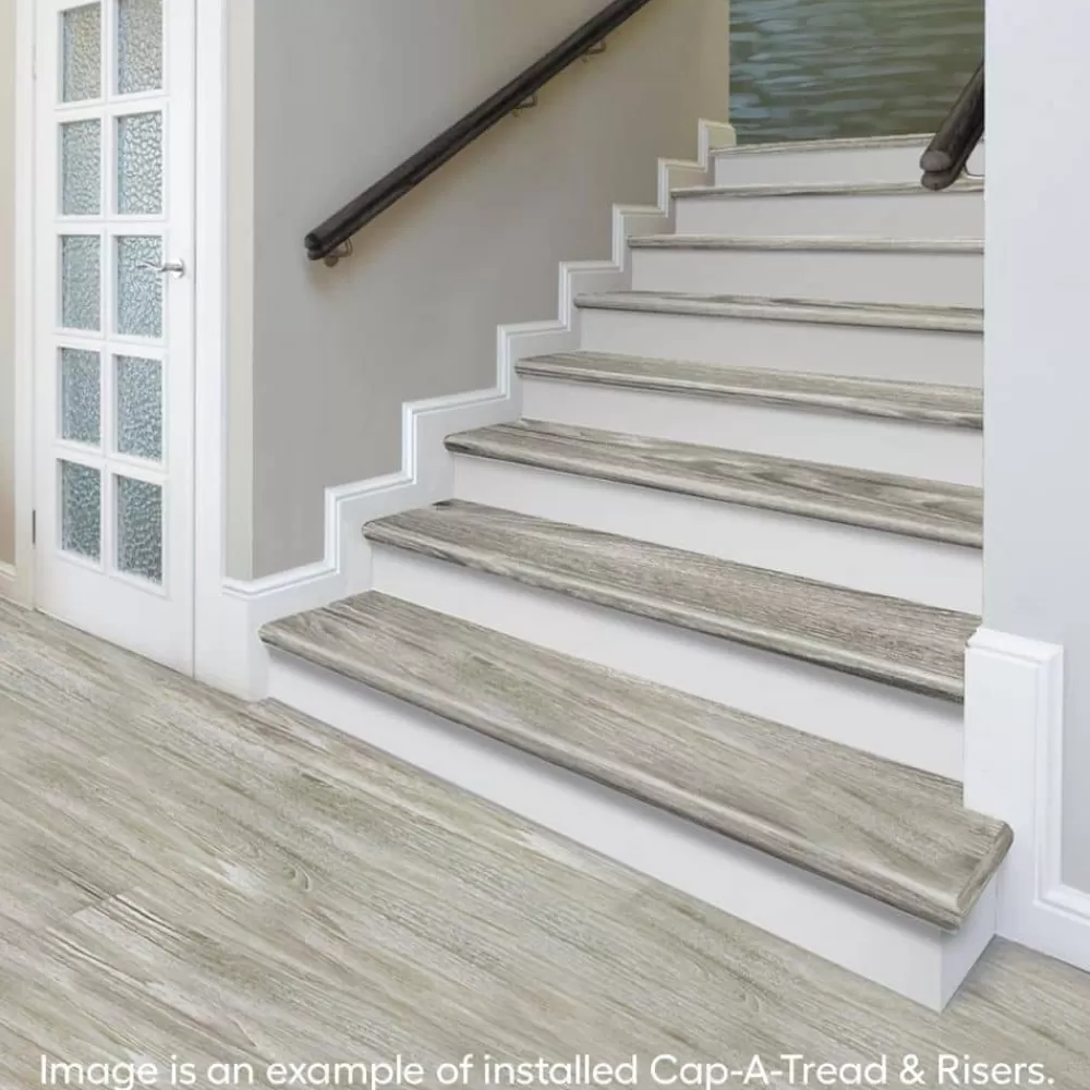 Winding Brook Stair Tread And Reversible Riser Kit 47 In. L X 12-1/8 In. W X 2-3/16 In. T By Cap A Tread | * New