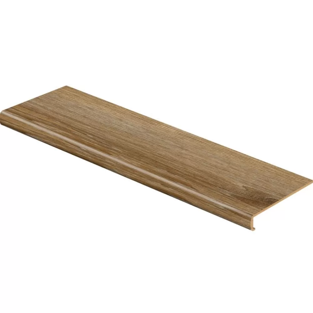 Woodacres Oak/Deerbrook Trail 47 In. L X 12-1/8 In. W X 2-3/16 In. T Vinyl Overlay For Stairs 1-1/8 To 1-3/4 In. T By Cap A Tread | * Fashion