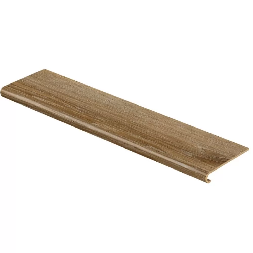 Woodacres Oak/Deerbrook Trail 94 In. L X 12-1/8 In. W X 1-11/16 In. T Vinyl Overlay To Cover Stairs 1 In. Thick By Cap A Tread | * Cheap